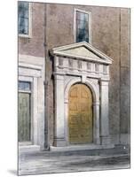 The Entrance to Masons' Hall, 1854-Thomas Hosmer Shepherd-Mounted Giclee Print
