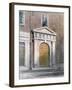 The Entrance to Masons' Hall, 1854-Thomas Hosmer Shepherd-Framed Giclee Print