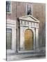 The Entrance to Masons' Hall, 1854-Thomas Hosmer Shepherd-Stretched Canvas