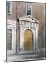 The Entrance to Masons' Hall, 1854-Thomas Hosmer Shepherd-Mounted Giclee Print