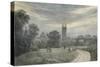 The Entrance to Oxford from London-John Baptist Malchair-Stretched Canvas