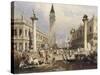 The Entrance to St Mark's Square, Venice-Samuel Prout-Stretched Canvas