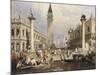 The Entrance to St Mark's Square, Venice-Samuel Prout-Mounted Giclee Print