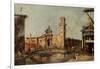 The Entrance to the Arsenal in Venice, after 1776-Francesco Guardi-Framed Giclee Print