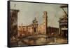 The Entrance to the Arsenal in Venice, after 1776-Francesco Guardi-Framed Stretched Canvas