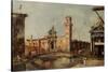 The Entrance to the Arsenal in Venice, after 1776-Francesco Guardi-Stretched Canvas