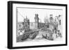 The Entrance to the Arsenale, Venice, 1987 (Drawing)-Stephen Conlin-Framed Giclee Print