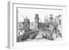 The Entrance to the Arsenale, Venice, 1987 (Drawing)-Stephen Conlin-Framed Giclee Print