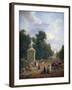 The Entrance to the Champs-Élysées, C1804-1836-Eustache Francois Duval-Framed Giclee Print