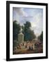 The Entrance to the Champs-Élysées, C1804-1836-Eustache Francois Duval-Framed Giclee Print