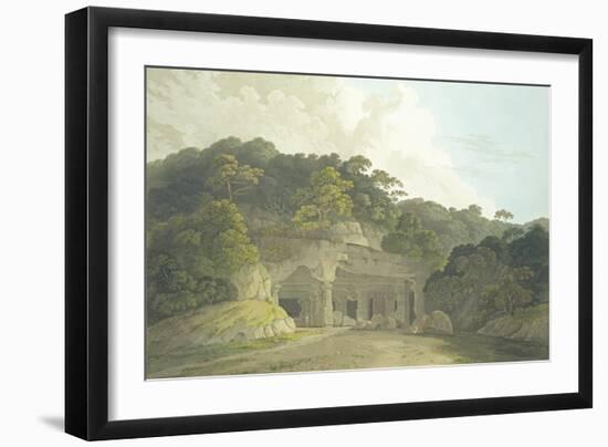 The Entrance to the Elephanta Cave-Thomas & William Daniell-Framed Giclee Print