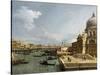 The Entrance to the Grand Canal and the Church Santa Maria Della Salute, Venice-Canaletto-Stretched Canvas