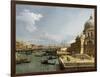 The Entrance to the Grand Canal and the Church Santa Maria Della Salute, Venice-Canaletto-Framed Giclee Print