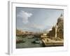 The Entrance to the Grand Canal and the Church Santa Maria Della Salute, Venice-Canaletto-Framed Giclee Print