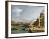 The Entrance to the Grand Canal and the Church Santa Maria Della Salute, Venice-Canaletto-Framed Giclee Print