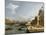 The Entrance to the Grand Canal and the Church Santa Maria Della Salute, Venice-Canaletto-Mounted Giclee Print