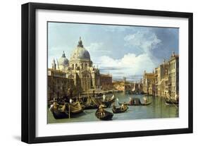 The Entrance to the Grand Canal, Venice, Ca 1730-Canaletto-Framed Giclee Print