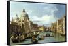 The Entrance to the Grand Canal, Venice, Ca 1730-Canaletto-Framed Stretched Canvas