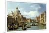 The Entrance to the Grand Canal, Venice, Ca 1730-Canaletto-Framed Giclee Print