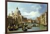 The Entrance to the Grand Canal, Venice, Ca 1730-Canaletto-Framed Giclee Print