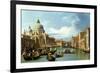 The Entrance to the Grand Canal, Venice-Canaletto-Framed Giclee Print