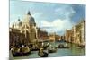 The Entrance to the Grand Canal, Venice-Canaletto-Mounted Giclee Print