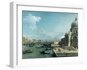 The Entrance to the Grand Canal, Venice-Canaletto-Framed Giclee Print