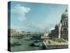 The Entrance to the Grand Canal, Venice-Canaletto-Stretched Canvas