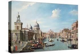 The Entrance to the Grand Canal, Venice-William James-Stretched Canvas