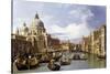 The Entrance to the Grand Canal-Canaletto-Stretched Canvas