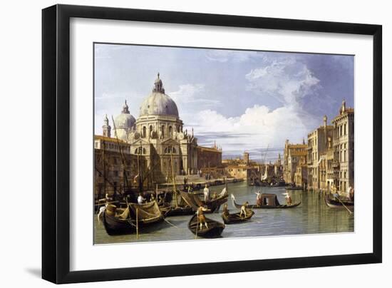 The Entrance to the Grand Canal-Canaletto-Framed Premium Giclee Print