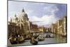 The Entrance to the Grand Canal-Canaletto-Mounted Premium Giclee Print