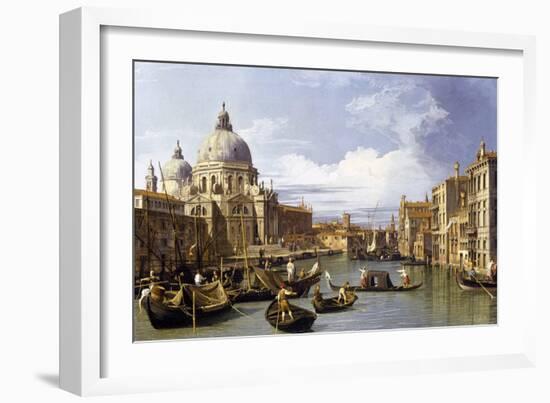 The Entrance to the Grand Canal-Canaletto-Framed Giclee Print