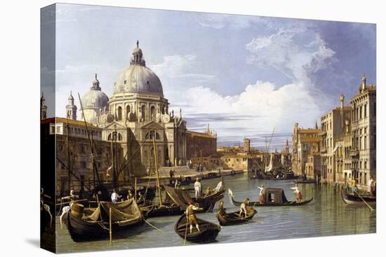 The Entrance to the Grand Canal-Canaletto-Stretched Canvas