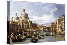 The Entrance to the Grand Canal-Canaletto-Stretched Canvas