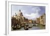 The Entrance to the Grand Canal-Canaletto-Framed Giclee Print