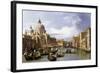 The Entrance to the Grand Canal-Canaletto-Framed Giclee Print