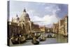 The Entrance to the Grand Canal-Canaletto-Stretched Canvas