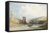 The Entrance to the Harbour of Marseilles, C.1838-William Callow-Framed Stretched Canvas