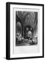 The Entrance to the Holy Sepulchre, Jerusalem, Israel, 1841-J Redaway-Framed Giclee Print