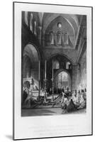 The Entrance to the Holy Sepulchre, Jerusalem, Israel, 1841-J Redaway-Mounted Giclee Print