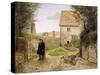 The Entrance to the Manse-William Dyce-Stretched Canvas