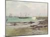 The Entrance to the Port of Boulogne, 1880-Berthe Morisot-Mounted Giclee Print