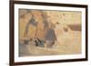 The Entrance to the Pyramid of Cheops, 1860-Carl Haag-Framed Giclee Print