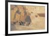 The Entrance to the Pyramid of Cheops, 1860-Carl Haag-Framed Giclee Print