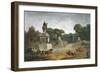 The Entrance to the Tuileries from the Place Louis XV in Paris, circa 1775-Jacques Philippe Joseph Saint-Quentin-Framed Giclee Print