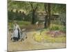 The Entrance to the Zoological Gardens, Frankfurt (Papagaienallee), 1901-Max Slevogt-Mounted Giclee Print