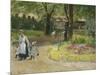 The Entrance to the Zoological Gardens, Frankfurt (Papagaienallee), 1901-Max Slevogt-Mounted Giclee Print