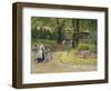 The Entrance to the Zoological Gardens, Frankfurt (Papagaienallee), 1901-Max Slevogt-Framed Giclee Print