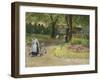 The Entrance to the Zoological Gardens, Frankfurt (Papagaienallee), 1901-Max Slevogt-Framed Giclee Print